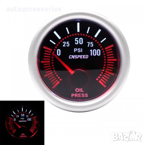 3000051718 Уред за измерване налягането на маслото в двигателя Autoexpress 2308-4 ,0-100PSI , 52мм