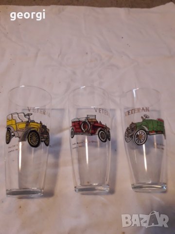 Колекционерски чаши с ретро коли