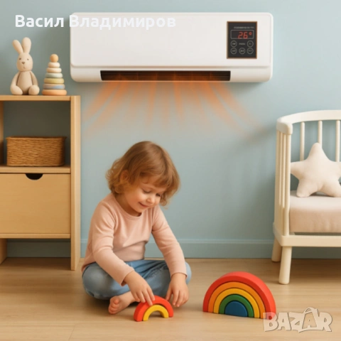 Стенна печка KraftWaagen 3 в 1 – отопление и охлаждане за всяка стая, снимка 3 - Отоплителни печки - 53029809