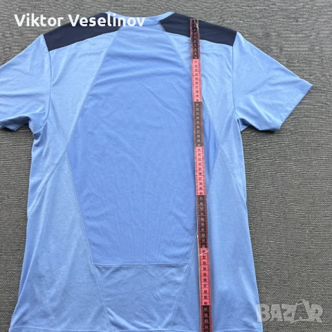 Мъжка Тениска Salomon Размер S Спортна Туристическа Синя, снимка 6 - Тениски - 51197883