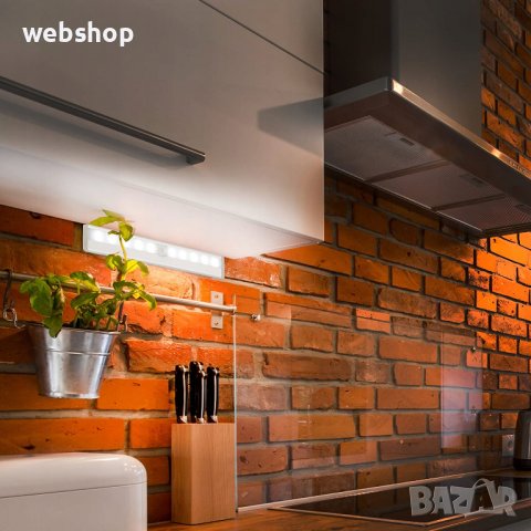 Практична LED лампа за осветление на шкаф, плот и други повърхности, снимка 5 - Други - 40204453