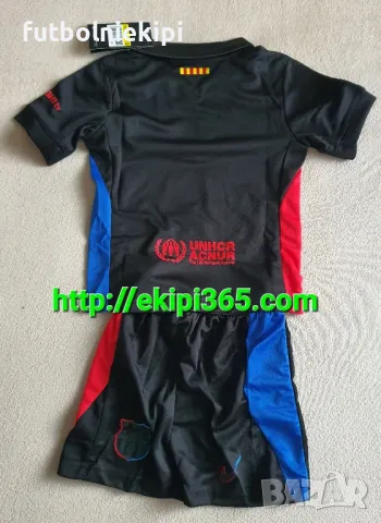 Последна - Детски екип Барселона черен 2024/25, снимка 3 - Детски комплекти - 43711269