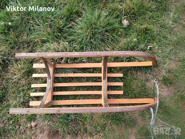 Дървена шейна, снимка 7 - Зимни спортове - 53947896