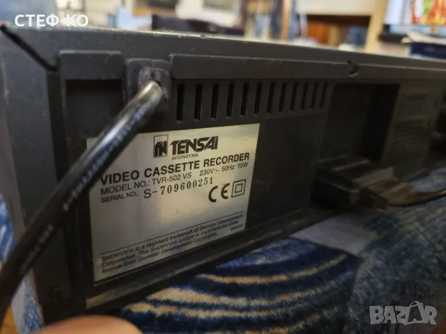 Tensai TVR-502 VS vhs video видео, снимка 5 - Други - 50150926