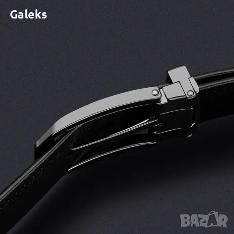 Мъжки официален колан за Панталони WilliamPAUL LEATH*(регулируема катарама) Естествена телешка кожа!, снимка 7 - Колани - 50026469