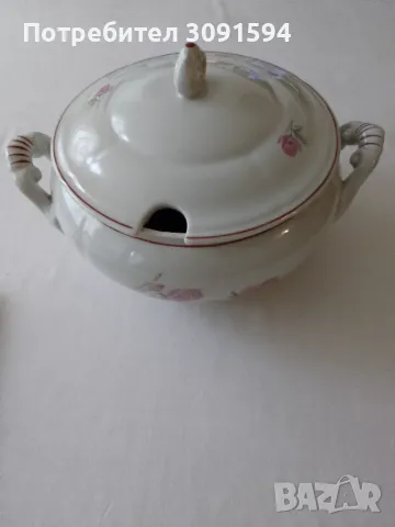 Супник ретро винтидж български порцелан Изида, снимка 11 - Други ценни предмети - 49708445