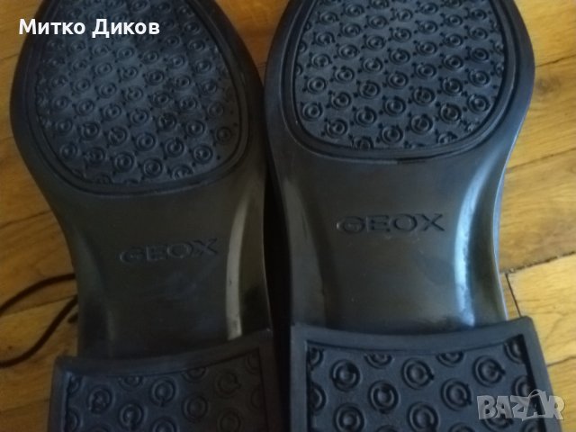 Geox Respira Amphibiox естествена кожа маркови дишащи антибактериални №42 стелка 27см, снимка 12 - Официални обувки - 38428424