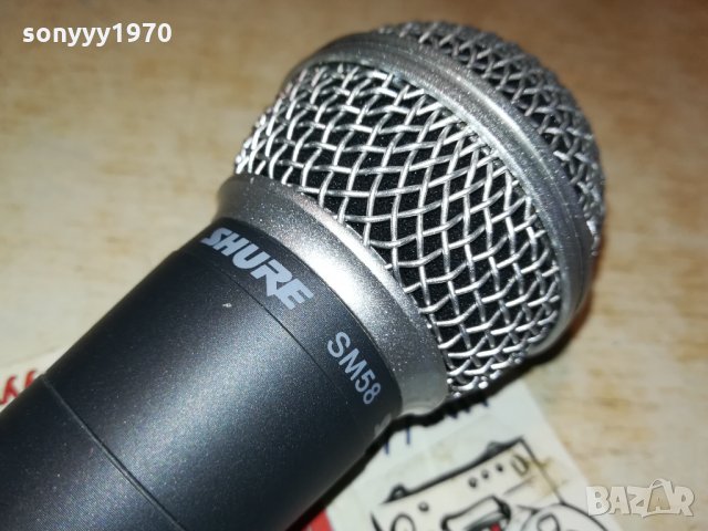 SHURE SM58 ВНОС France 🇫🇷 0212212103, снимка 7 - Микрофони - 35009297