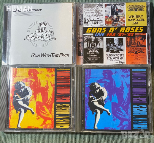 Guns N’ Roses,Bad Company , снимка 1 - CD дискове - 44623384