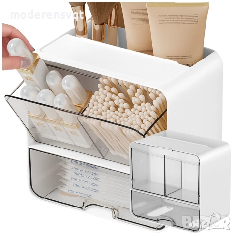 Шкаф с чекмедже органайзер за съхранение на козметика