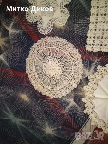 Покривки плетени на една кука 4 броя №3 нови, снимка 3 - Декорация за дома - 49680864