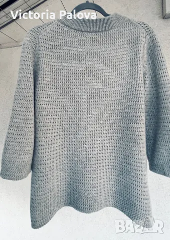 Красива сива блуза кашмир