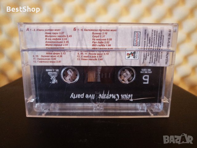 Тони Стораро - Live party, снимка 2 - Аудио касети - 35373655