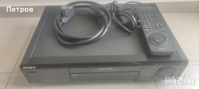 Видео SONY VHS , снимка 2 - Плейъри, домашно кино, прожектори - 48944120