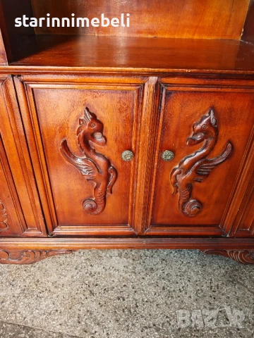 Дървено ТВ шкафче , снимка 3 - Шкафове - 51145790