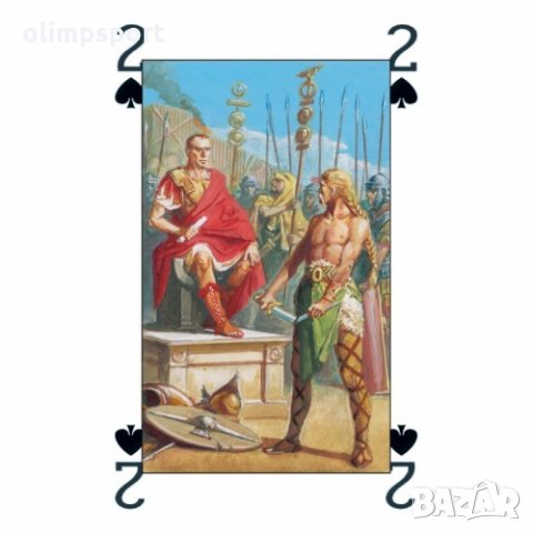 КАРТИ ЗА ИГРА LOSCARABEO ANCIENT ROME нови Една древна цивилизация оживява чрез образите в това тест, снимка 2 - Карти за игра - 29361329