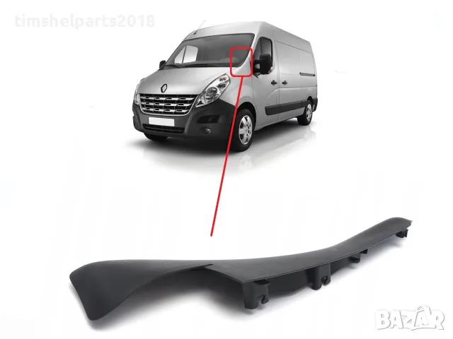 Панел под челното стъкло Renault Master 3 Opel Movano - Шофьорска страна