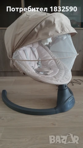  Електрическа люлка-шезлонг KIKKA BOO CODIE BEIGE, снимка 5 - Детски шезлонги - 51092090