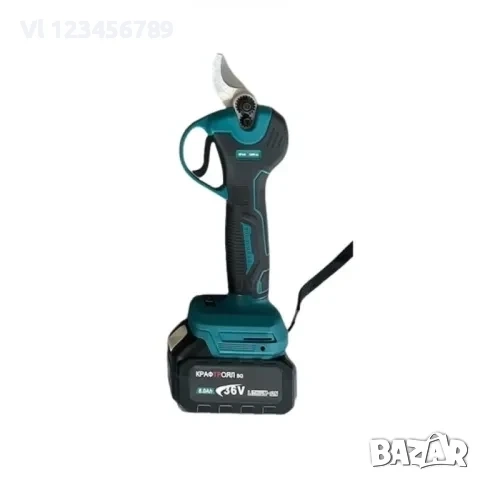 Акумулаторен Тример/ храсторез+Резачка 15 см.+лозарска ножица KraftRoyal. 36V/8Ah., снимка 3 - Градинска техника - 52123670