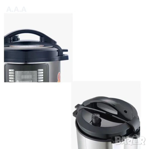  Мултикукър 6л с 16 програми и готвене под налягане, 1000W, снимка 2 - Мултикукъри - 53948528