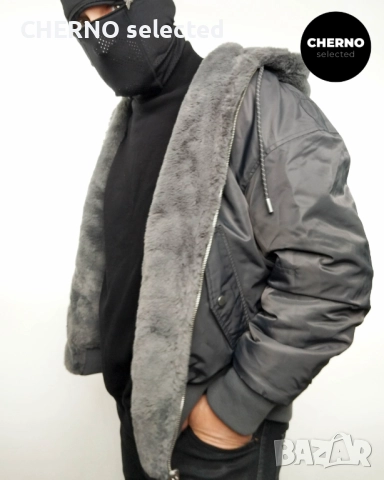 ZARA двулицево яке тип bomber с изкуствен косъм – размер XL / XXL – ново без етикети, снимка 3 - Якета - 52877577