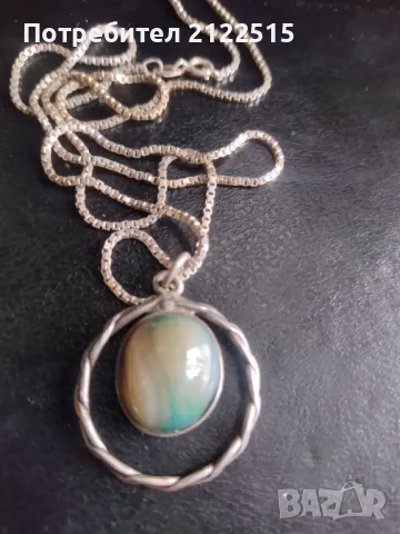 сребърно колие висулка 12гр, снимка 3 - Колиета, медальони, синджири - 49119954