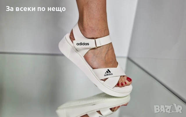 Adidas Дамски Бели Сандали Адидас от 36 до 41 номер Код P733, снимка 4 - Сандали - 50663270