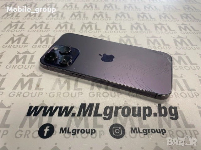 #MLgroup предлага iPhone 14 Pro Max 128GB Purple 85%, втора употреба.