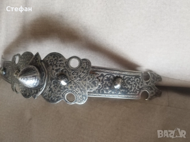 Сребърни пафти с ниело., снимка 2 - Антикварни и старинни предмети - 52184239