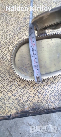 Стара бронзова поставка за тоалетна хартия , снимка 9 - Антикварни и старинни предмети - 51163318