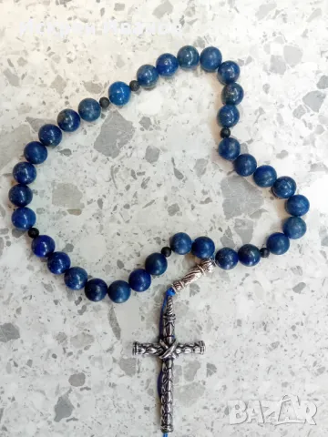 Броеница лазурит, снимка 5 - Други ценни предмети - 36633307