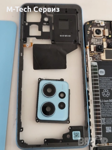 Xiaomi redmi note 12 4G Основна платка батерия пръстов слушалка звънец сим камера кабел, снимка 4 - Резервни части за телефони - 54251272