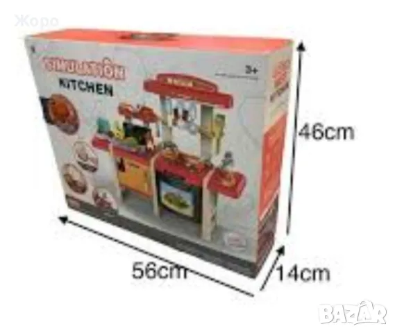 ДЕТСКА КУХНЯ С ПРИБОРИ , ТЕЧАЩА ВОДА И ПАРА 132011, снимка 5 - Образователни игри - 47684676