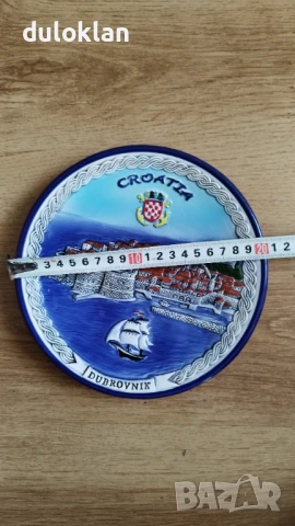 	Красива чиния от Дубровник-Хърватия., снимка 2 - Други ценни предмети - 50614373