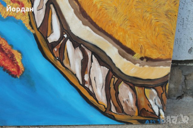 Картина Масло върху платно Антоанета Мелчикова, снимка 4 - Колекции - 33937658