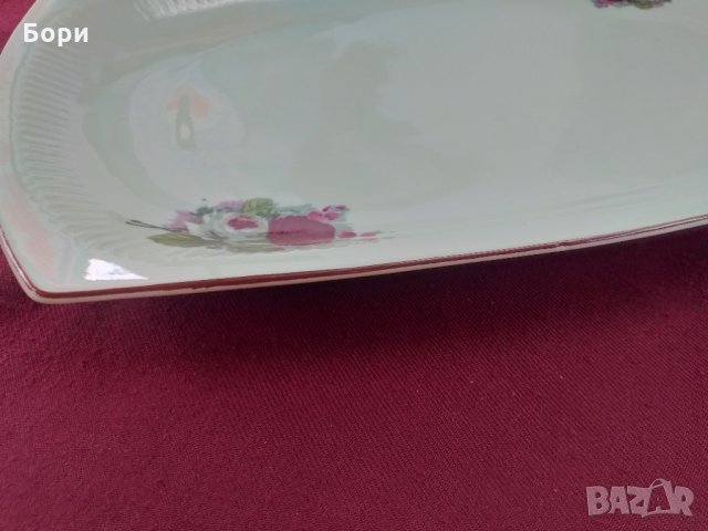 Български порцелан Голямо плато, снимка 3 - Чинии - 33817730