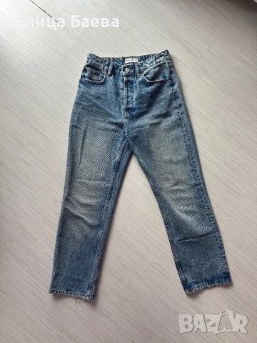 Дънки Zara в синьо и черно