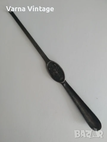 Стара вилица за омар със сребърно покритие