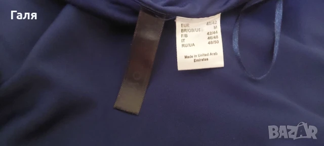 Дълга елегантна рокля RAINBOW, р-р 40/42 цвят турско синьо ., снимка 6 - Рокли - 51414552