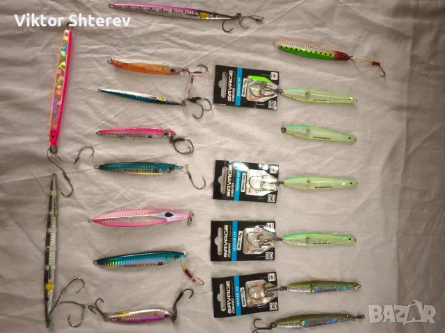 Комплект 29 бр. джигове – Savage Gear, Goname, Slick Jig, снимка 5 - Такъми - 55959776