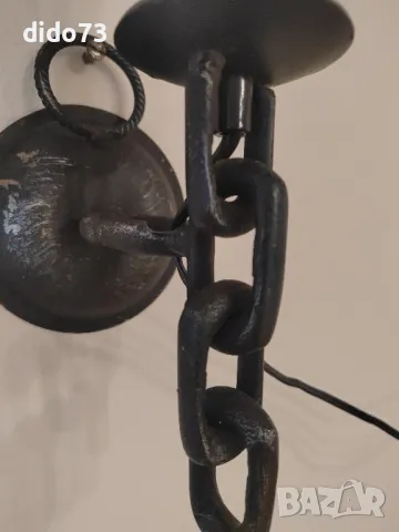 Стенна метална лампа., снимка 2 - Декорация за дома - 47407571