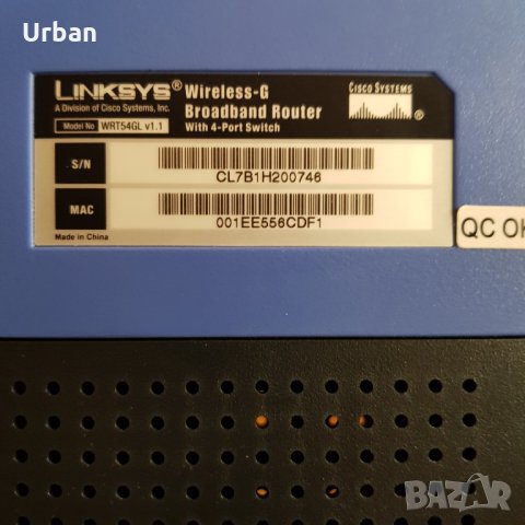 Рутер LINKSYS WRT54GL, снимка 4 - Рутери - 30003148