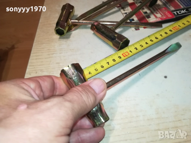 КЛЮЧ ЗА СВЕЩИ С ОТВЕРТКА ЗА РЕЗАЧКА 25ЛВ ЗА БРОЙ 2911251723, снимка 6 - Градинска техника - 52585175