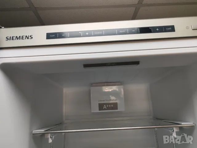 Иноксов комбиниран хладилник с фризер Сименс Siemens A +++ с две години гаранция! , снимка 6 - Хладилници - 55795634