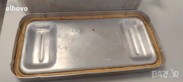Стара алуминиева кутия, снимка 5 - Антикварни и старинни предмети - 48582017