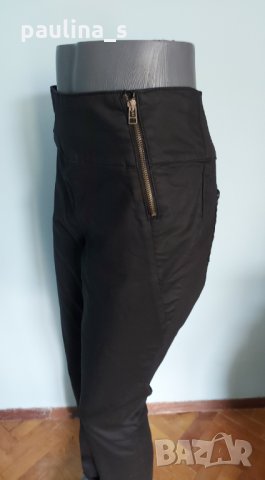 Еластичен панталон с кожен ефект "Only"® / голям размер , снимка 4 - Панталони - 29856568