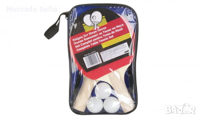 Комплект за пинг понг 2 рекети и 3 топки, снимка 2 - Игри и пъзели - 31599345
