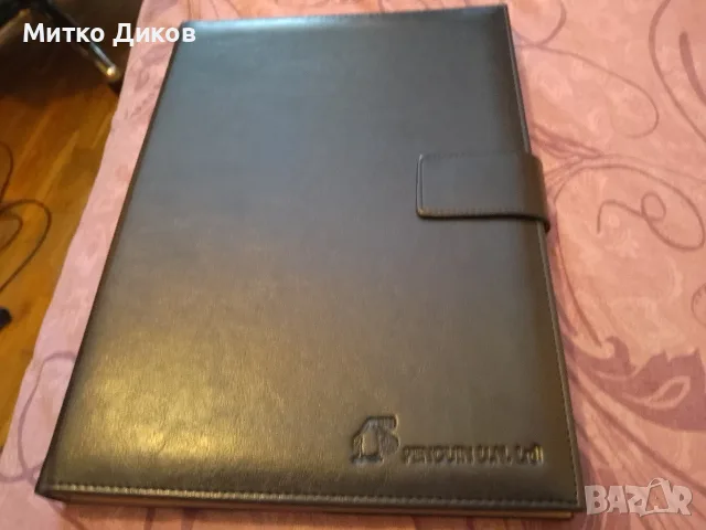 Penguin UN LTD дневник А4 нов Марков естествена кожа 296х216мм, снимка 4 - Други - 56120040