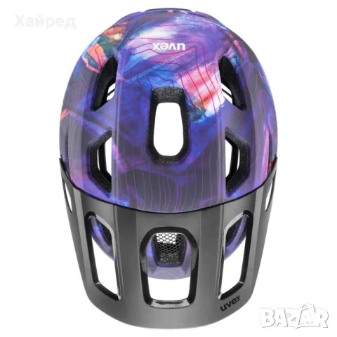 НОВА Велосипедна каска uvex React Jr. MIPS – Galaxy Altimeter Matt 52-56cm, снимка 2 - Велосипеди - 56185172
