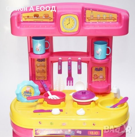 Детска кухня Пепа Пиг с 13 аксесоара   , снимка 2 - Играчки за стая - 42166785
